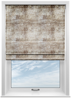 Nebula, Cream Ice - Twist&Fit Roman Blind
